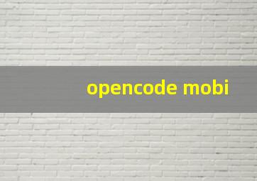 opencode mobi