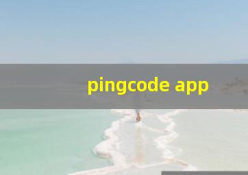 pingcode app