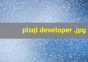 plsql developer 