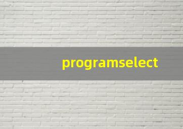 programselect