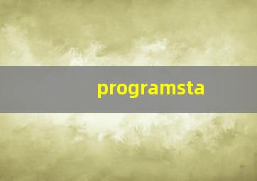 programsta