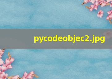 pycodeobjec