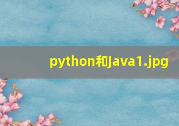 python和Java