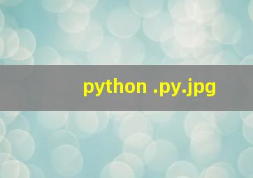python .py