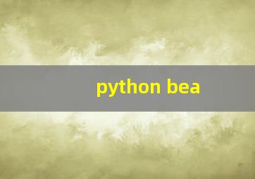 python bea