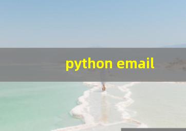 python email