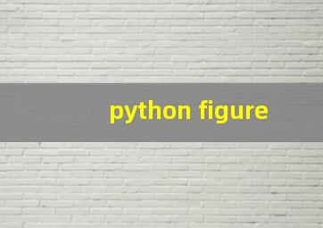 python figure