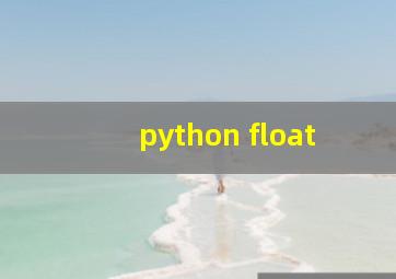 python float