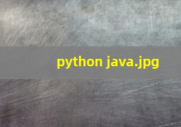 python java