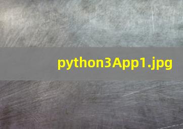 python3App