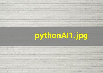 pythonAI
