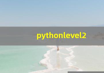 pythonlevel2