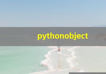 pythonobject