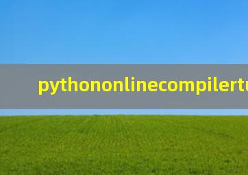 pythononlinecompilertutorial