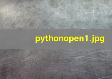 pythonopen