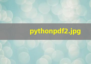 pythonpdf