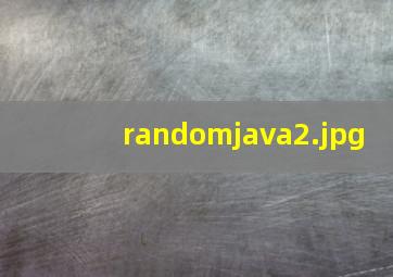 randomjava