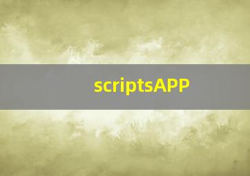 scriptsAPP