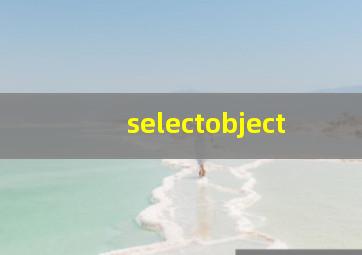 selectobject