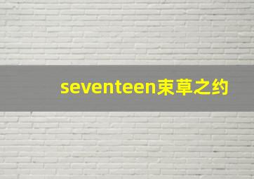 seventeen束草之约