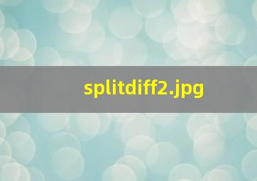 splitdiff