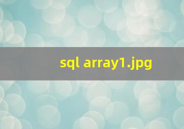sql array