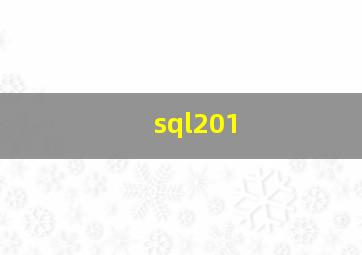 sql201