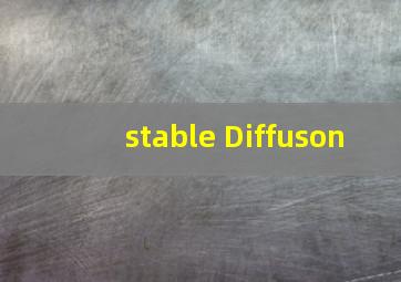 stable Diffuson