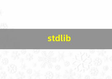 stdlib