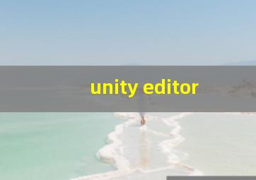 unity editor