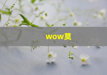 wow莫